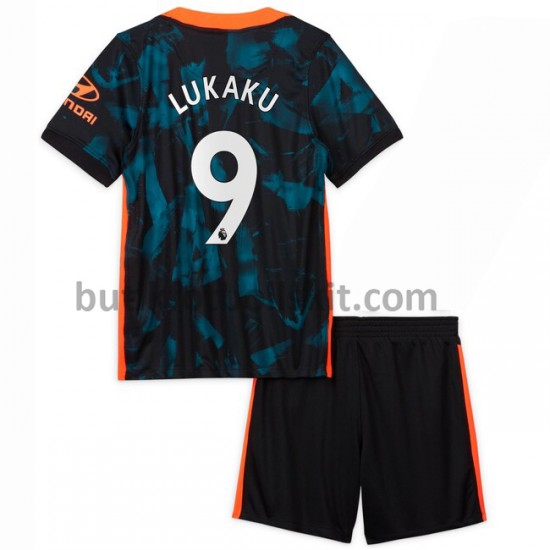 Chelsea Romelu Lukaku 9 Barn Tredje Matchtröja 2021/22 Kortärmad