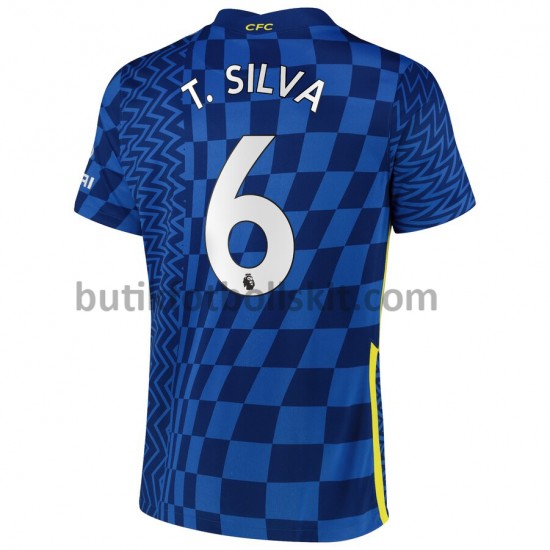 Chelsea T. Silva 6 Hemma Matchtröja 2021/22 Kortärmad