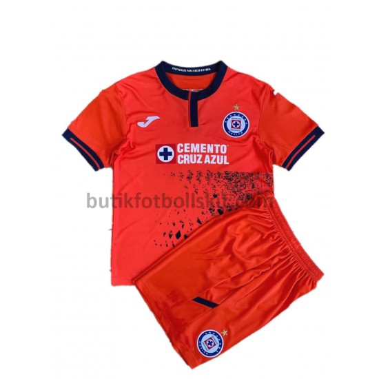 Cruz Azul Barn Tredje Matchtröja 2021/22 Kortärmad