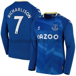 Everton Richarlison 7 Hemma Matchtröja 2021/22 Långärmad