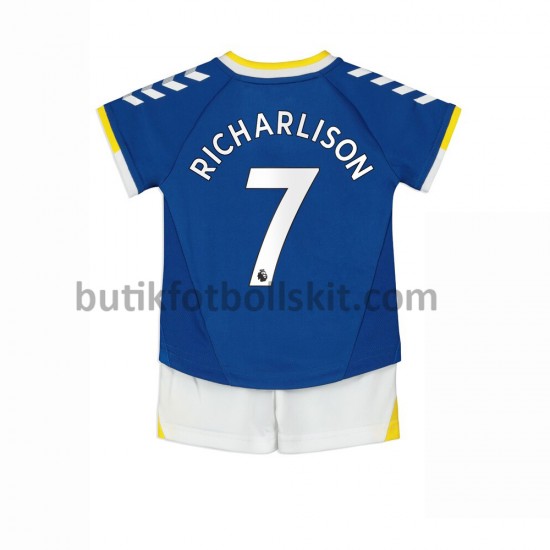 Everton Richarlison 7 Barn Hemma Matchtröja 2021/22 Kortärmad