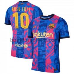 FC Barcelona Ansu Fati 10 Tredje Matchtröja 2021/22 Kortärmad