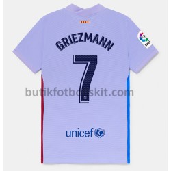 FC Barcelona Antoine Griezmann 7 Borta Matchtröja 2021/22 Kortärmad