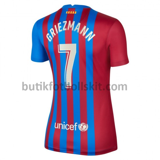 FC Barcelona Antoine Griezmann 7 Dam Hemma Matchtröja 2021/22 Kortärmad