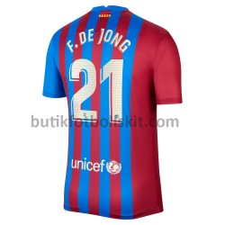 FC Barcelona Frenkie de Jong 21 Hemma Matchtröja 2021/22 Kortärmad