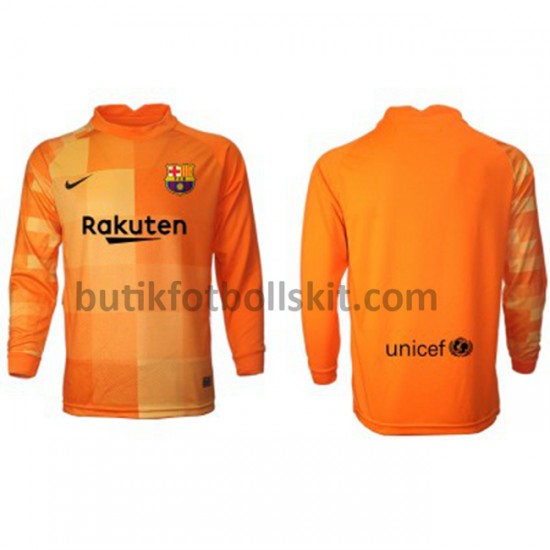 FC Barcelona Målvakt Hemma Matchtröja 2021/22 Långärmad