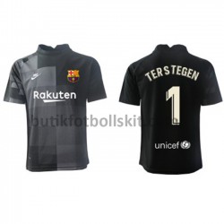 FC Barcelona Målvakt Ter Stegen 1 Borta Matchtröja 2021/22 Kortärmad