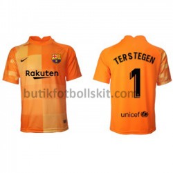 FC Barcelona Målvakt Ter Stegen 1 Hemma Matchtröja 2021/22 Kortärmad