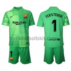 FC Barcelona Målvakt Ter Stegen 1 Barn Tredje Matchtröja 2021/22 Kortärmad