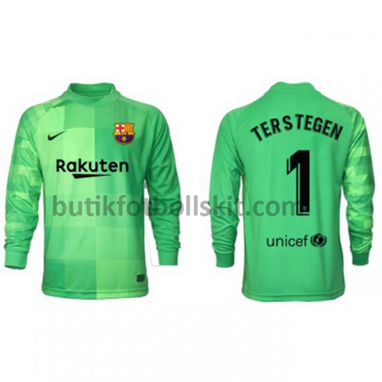 FC Barcelona Målvakt Ter Stegen 1 Tredje Matchtröja 2021/22 Långärmad
