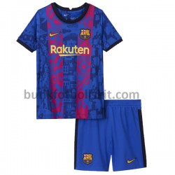 FC Barcelona Barn Tredje Matchtröja 2021/22 Kortärmad
