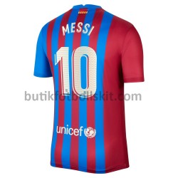 FC Barcelona Lionel Messi 10 Hemma Matchtröja 2021/22 Kortärmad