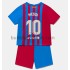 FC Barcelona Lionel Messi 10 Barn Hemma Matchtröja 2021/22 Kortärmad