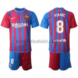 FC Barcelona Miralem Pjanic 8 Barn Hemma Matchtröja 2021/22 Kortärmad