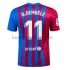FC Barcelona Ousmane Dembele 11 Hemma Matchtröja 2021/22 Kortärmad