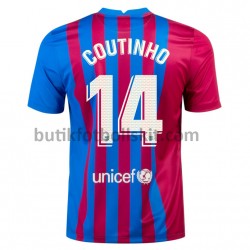 FC Barcelona Philippe Coutinho 14 Hemma Matchtröja 2021/22 Kortärmad