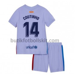 FC Barcelona Philippe Coutinho 14 Barn Tredje Matchtröja 2021/22 Kortärmad
