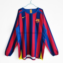 FC Barcelona Retro Hemma Matchtröja 2005-2006 Långärmad
