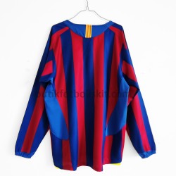 FC Barcelona Retro Hemma Matchtröja 2005-2006 Långärmad