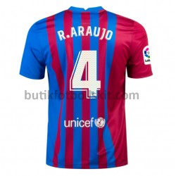FC Barcelona Ronald Araujo 4 Hemma Matchtröja 2021/22 Kortärmad