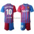 FC Barcelona Ronaldinho 10 Barn Hemma Matchtröja 2021/22 Långärmad