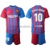 FC Barcelona Ronaldinho 10 Barn Hemma Matchtröja 2021/22 Kortärmad