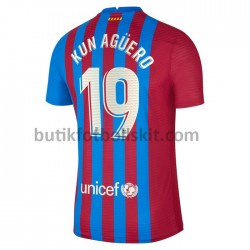 FC Barcelona Sergio Agüero 19 Hemma Matchtröja 2021/22 Kortärmad
