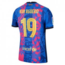 FC Barcelona Sergio Agüero 19 Tredje Matchtröja 2021/22 Kortärmad