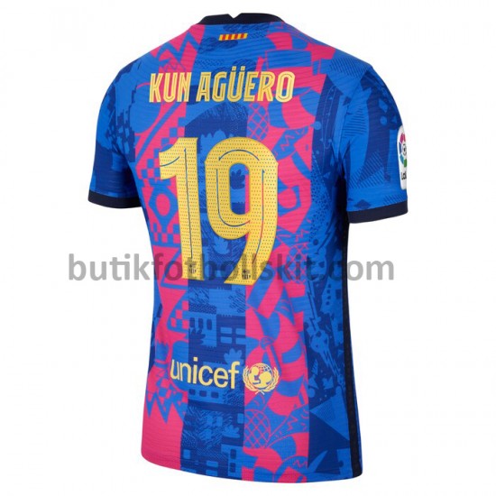 FC Barcelona Sergio Agüero 19 Tredje Matchtröja 2021/22 Kortärmad