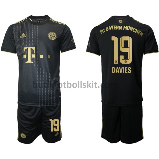 FC Bayern München Alphonso Davies 19 Barn Borta Matchtröja 2021/22 Kortärmad