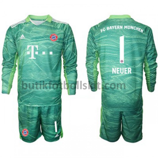 FC Bayern München Målvakt Manuel Neuer 1 Barn Tredje Matchtröja 2021/22 Långärmad