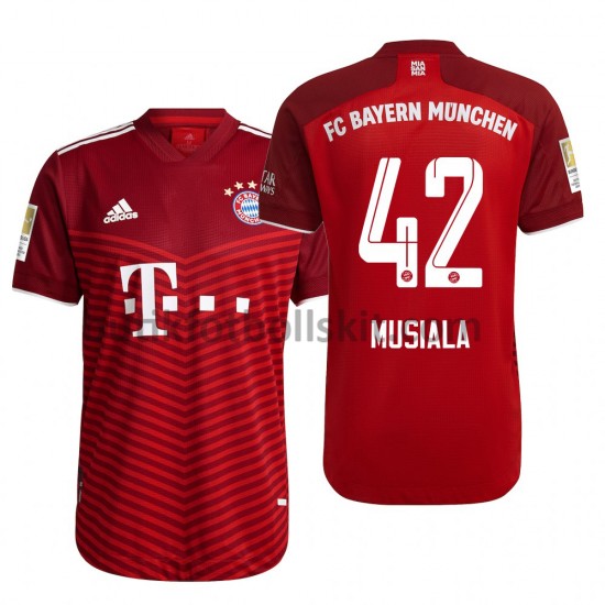 FC Bayern München Jamal Musiala 42 Hemma Matchtröja 2021/22 Kortärmad