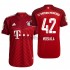 FC Bayern München Jamal Musiala 42 Hemma Matchtröja 2021/22 Kortärmad