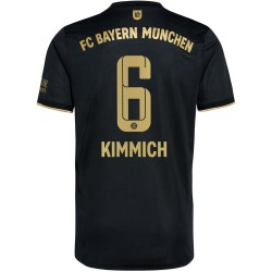 FC Bayern München Joshua Kimmich 6 Borta Matchtröja 2021/22 Kortärmad