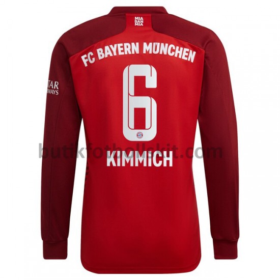 FC Bayern München Joshua Kimmich 6 Hemma Matchtröja 2021/22 Långärmad