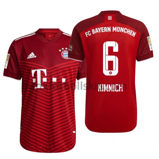 FC Bayern München Joshua Kimmich 6 Hemma Matchtröja 2021/22 Kortärmad