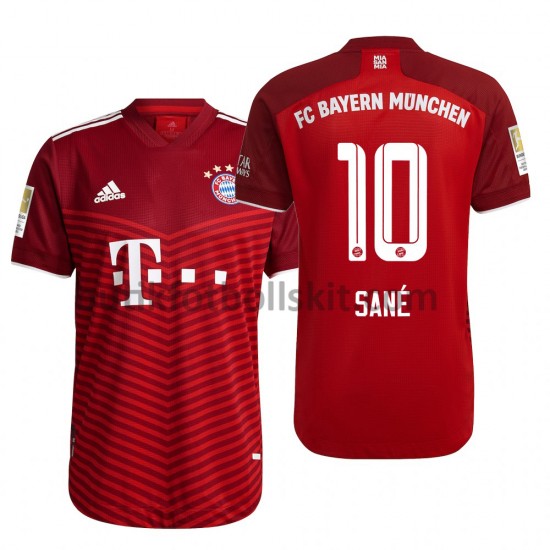 FC Bayern München Leroy Sane 10 Hemma Matchtröja 2021/22 Kortärmad