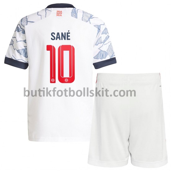FC Bayern München Leroy Sane 10 Barn Tredje Matchtröja 2021/22 Kortärmad