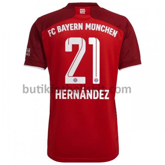 FC Bayern München Lucas Hernandez 21 Hemma Matchtröja 2021/22 Kortärmad