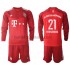 FC Bayern München Lucas Hernandez 21 Barn Hemma Matchtröja 2021/22 Långärmad