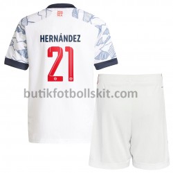 FC Bayern München Lucas Hernandez 21 Barn Tredje Matchtröja 2021/22 Kortärmad
