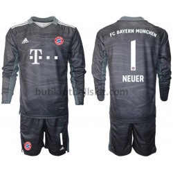 FC Bayern München Manuel Neuer 1 Målvakt Barn Borta Matchtröja 2021/22 Långärmad