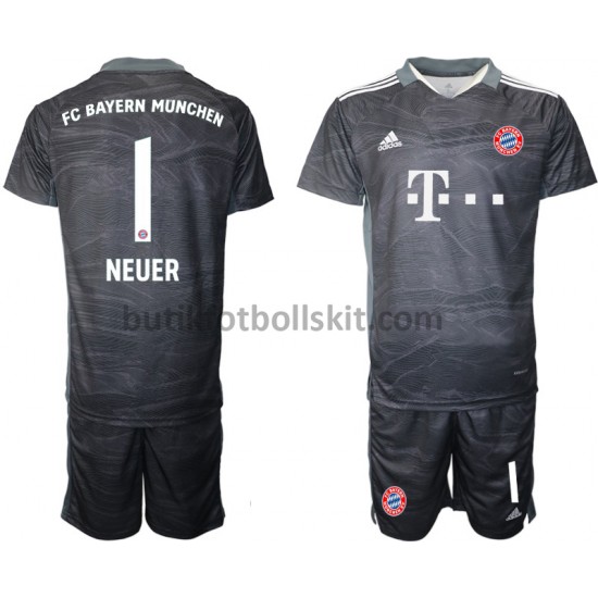 FC Bayern München Manuel Neuer 1 Målvakt Barn Borta Matchtröja 2021/22 Kortärmad