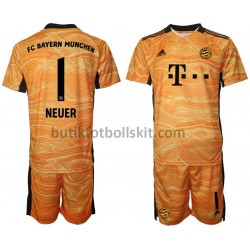 FC Bayern München Manuel Neuer 1 Målvakt Barn Hemma Matchtröja 2021/22 Kortärmad