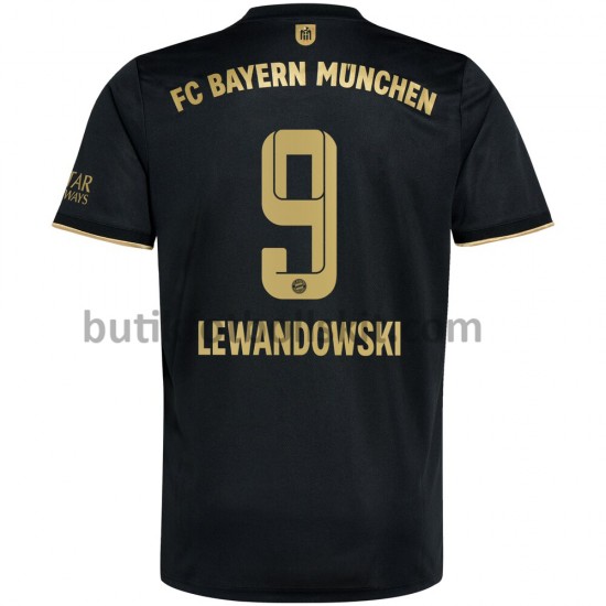 FC Bayern München Robert Lewandowski 9 Borta Matchtröja 2021/22 Kortärmad