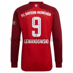 FC Bayern München Robert Lewandowski 9 Hemma Matchtröja 2021/22 Långärmad
