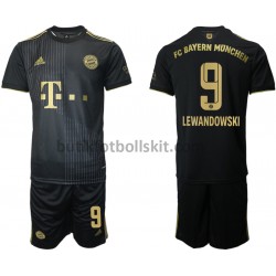 FC Bayern München Robert Lewandowski 9 Barn Borta Matchtröja 2021/22 Kortärmad