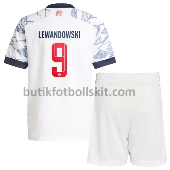 FC Bayern München Robert Lewandowski 9 Barn Tredje Matchtröja 2021/22 Kortärmad
