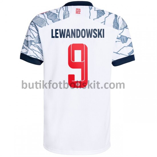 FC Bayern München Robert Lewandowski 9 Tredje Matchtröja 2021/22 Kortärmad