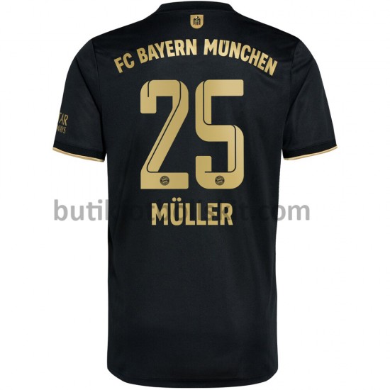 FC Bayern München Thomas Müller 25 Borta Matchtröja 2021/22 Kortärmad
